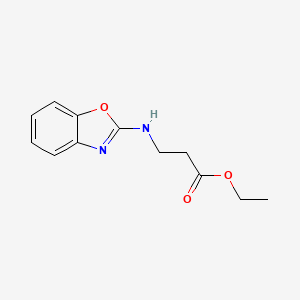 Ethyl 3-[(1,3-benzoxazol-2-yl)amino]propanoate