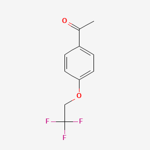 molecular formula C10H9F3O2 B2814644 1-[4-(2,2,2-Trifluoroethoxy)phenyl]ethanone CAS No. 76579-44-7