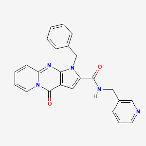 1-benzyl-4-oxo-N-(pyridin-3-ylmethyl)-1,4-dihydropyrido[1,2-a]pyrrolo[2,3-d]pyrimidine-2-carboxamide