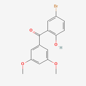 (5-Bromo-2-hydroxyphenyl)(3,5-dimethoxyphenyl)methanone