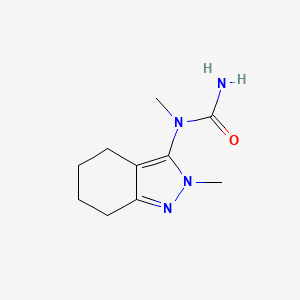 molecular formula C10H16N4O B2814745 N-methyl-N-(2-methyl-4,5,6,7-tetrahydro-2H-indazol-3-yl)urea CAS No. 400085-82-7