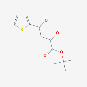molecular formula C12H14O4S B2814746 Tert-butyl 2,4-dioxo-4-(thiophen-2-yl)butanoate CAS No. 1895680-32-6