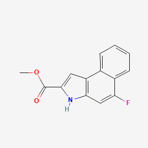 methyl 5-fluoro-3H-benzo[e]indole-2-carboxylate
