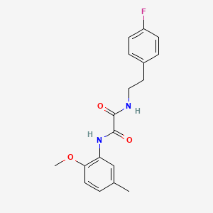 N1-(4-fluorophenethyl)-N2-(2-methoxy-5-methylphenyl)oxalamide
