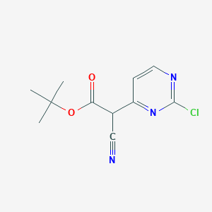 Tert-butyl 2-(2-chloropyrimidin-4-yl)-2-cyanoacetate