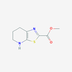 molecular formula C8H10N2O2S B2814806 methyl 4H,5H,6H,7H-[1,3]thiazolo[5,4-b]pyridine-2-carboxylate CAS No. 2091520-30-6