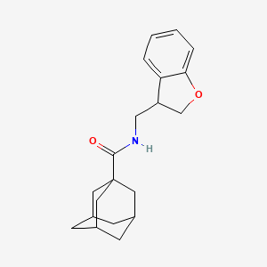 molecular formula C20H25NO2 B2814809 N-[(2,3-dihydro-1-benzofuran-3-yl)methyl]adamantane-1-carboxamide CAS No. 1791088-29-3