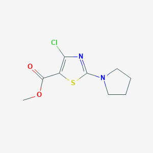 Methyl 4-chloro-2-(pyrrolidin-1-YL)-1,3-thiazole-5-carboxylate