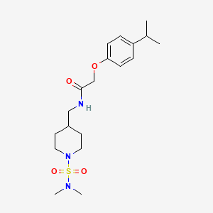 N-((1-(N,N-dimethylsulfamoyl)piperidin-4-yl)methyl)-2-(4-isopropylphenoxy)acetamide