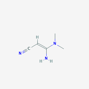 molecular formula C5H9N3 B2814822 3-氨基-3-(二甲胺)丙-2-烯腈 CAS No. 78972-75-5