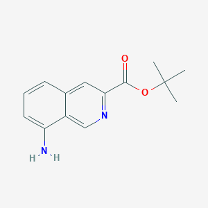 molecular formula C14H16N2O2 B2814859 Tert-butyl 8-aminoisoquinoline-3-carboxylate CAS No. 2248365-11-7