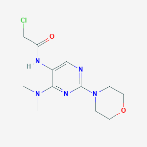 2-Chloro-N-[4-(dimethylamino)-2-morpholin-4-ylpyrimidin-5-yl]acetamide