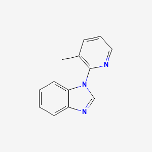 molecular formula C13H11N3 B2814951 1-(3-Methylpyridin-2-YL)-1H-1,3-benzodiazole CAS No. 1269174-60-8
