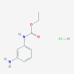 Ethyl (3-aminophenyl)carbamate hydrochloride