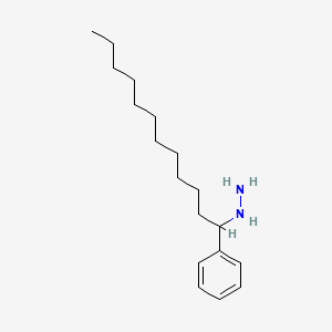 molecular formula C18H32N2 B2814962 1-Phenyldodecylhydrazine CAS No. 1396968-68-5