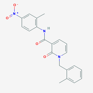N-(2-methyl-4-nitrophenyl)-1-(2-methylbenzyl)-2-oxo-1,2-dihydropyridine-3-carboxamide
