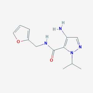 4-Amino-N-(2-furylmethyl)-1-isopropyl-1H-pyrazole-5-carboxamide
