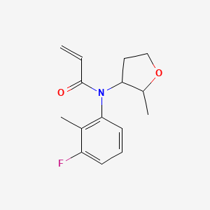 N-(3-Fluoro-2-methylphenyl)-N-(2-methyloxolan-3-yl)prop-2-enamide