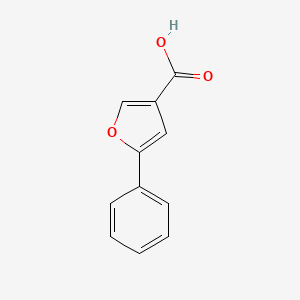 molecular formula C11H8O3 B2815018 5-Phenylfuran-3-carboxylic acid CAS No. 600158-63-2