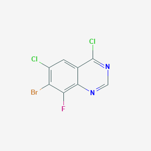 7-Bromo-4,6-dichloro-8-fluoroquinazoline