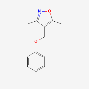 molecular formula C12H13NO2 B2815039 3,5-Dimethyl-4-(phenoxymethyl)isoxazole CAS No. 303985-55-9