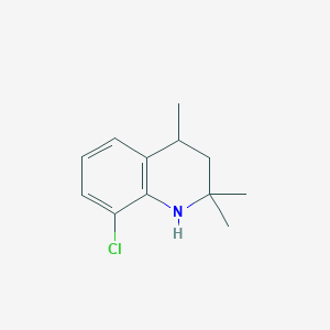 molecular formula C12H16ClN B2815064 8-Chloro-2,2,4-trimethyl-1,2,3,4-tetrahydroquinoline CAS No. 101948-16-7