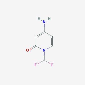 4-Amino-1-(difluoromethyl)pyridin-2(1H)-one