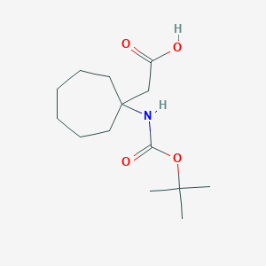 N-Boc-2-(1-aminocycloheptyl)-acetic acid