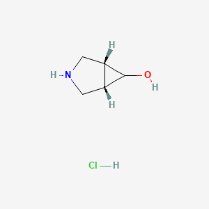 molecular formula C5H10ClNO B2815128 exo-3-Azabicyclo[3.1.0]hexan-6-ol HCl CAS No. 1523542-00-8; 862713-83-5
