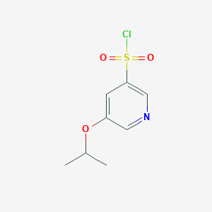5-(Propan-2-yloxy)pyridine-3-sulfonyl chloride