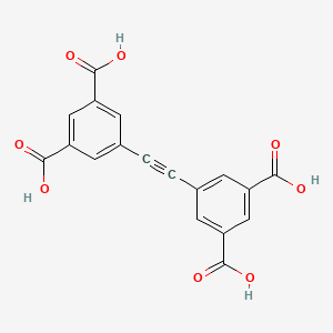 molecular formula C18H10O8 B2815189 5,5'-(Ethyne-1,2-diyl)diisophthalic acid CAS No. 957014-38-9