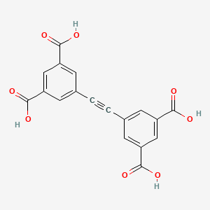 molecular formula C18H10O8 B2815189 5,5'-(乙炔-1,2-二基)二异苯二甲酸 CAS No. 957014-38-9