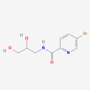 5-bromo-N-(2,3-dihydroxypropyl)pyridine-2-carboxamide