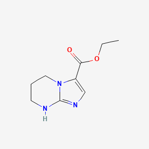ethyl 5H,6H,7H,8H-imidazo[1,2-a]pyrimidine-3-carboxylate