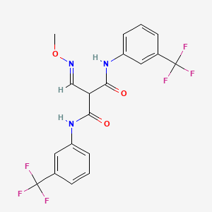 2-[(1E)-(methoxyimino)methyl]-N,N'-bis[3-(trifluoromethyl)phenyl]propanediamide