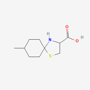 8-methyl-1-thia-4-azaspiro[4.5]decane-3-carboxylic Acid