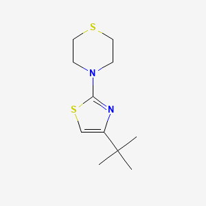 4-(4-Tert-butyl-1,3-thiazol-2-yl)thiomorpholine