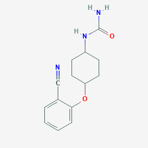 [4-(2-Cyanophenoxy)cyclohexyl]urea