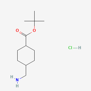 tert-butyl (1R,4R)-4-(aminomethyl)cyclohexane-1-carboxylate hydrochloride, trans