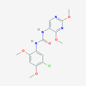 1-(5-Chloro-2,4-dimethoxyphenyl)-3-(2,4-dimethoxypyrimidin-5-yl)urea