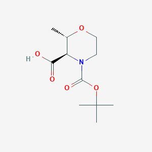 (2S,3R)-4-(Tert-butoxycarbonyl)-2-methylmorpholine-3-carboxylic acid