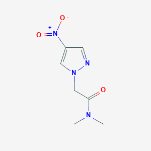 molecular formula C7H10N4O3 B2815310 N,N-dimethyl-2-(4-nitro-1H-pyrazol-1-yl)acetamide CAS No. 1258558-22-3