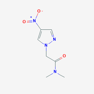 molecular formula C7H10N4O3 B2815310 N,N-二甲基-2-(4-硝基-1H-吡唑-1-基)乙酰胺 CAS No. 1258558-22-3