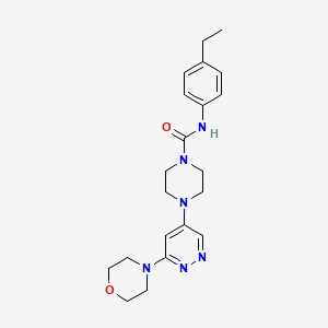 N-(4-ethylphenyl)-4-(6-morpholinopyridazin-4-yl)piperazine-1-carboxamide