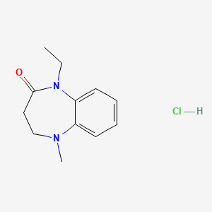 1-Ethyl-5-methyl-1,3,4,5-tetrahydro-2H-1,5-benzodiazepin-2-one hydrochloride