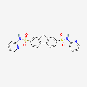 N,N'-di(pyridin-2-yl)-9H-fluorene-2,7-disulfonamide