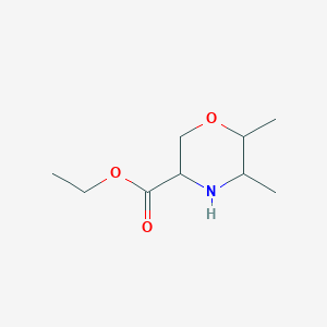 Ethyl 5,6-dimethylmorpholine-3-carboxylate
