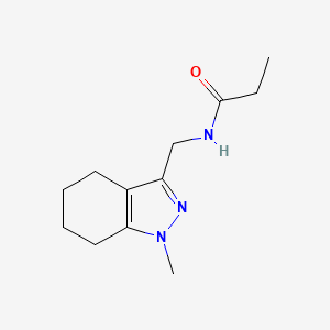 N-((1-methyl-4,5,6,7-tetrahydro-1H-indazol-3-yl)methyl)propionamide