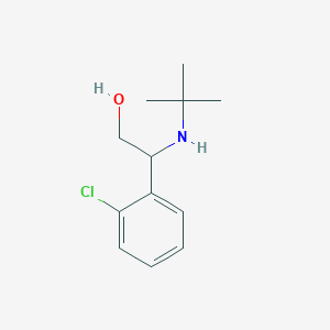 molecular formula C12H18ClNO B2815402 (2-氯苯基)-1-叔丁基氨基-2-乙醇 CAS No. 69240-90-0