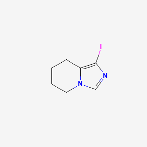 1-Iodo-5,6,7,8-tetrahydroimidazo[1,5-a]pyridine